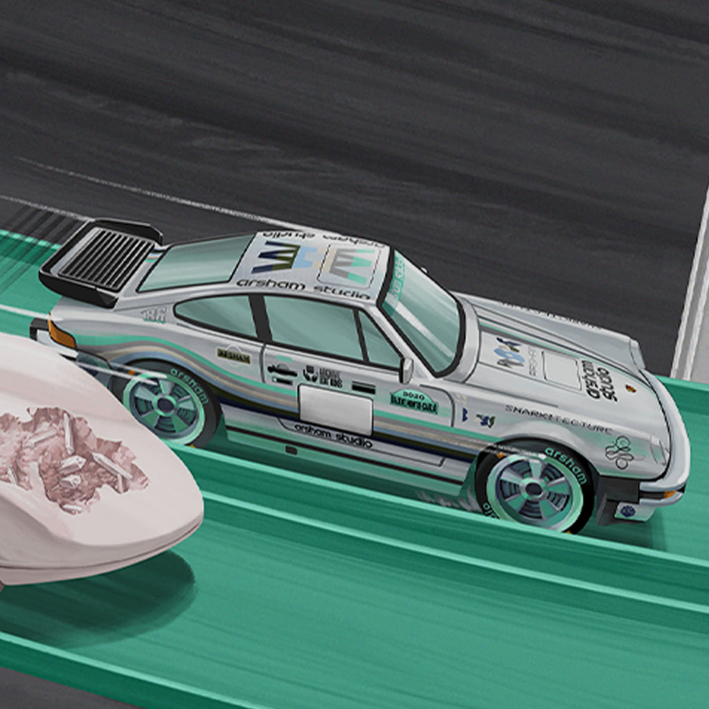 Hot Wheels x Daniel Arsham Legends Archive Lap 3 Poster